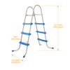 Steel 36 Inch Swimming Pool Ladder Heavy Duty Above Ground