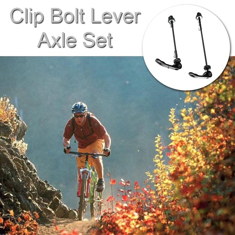 huangxiaotuo 1 Pair Quick Release Skewer Front and Rear Wheel