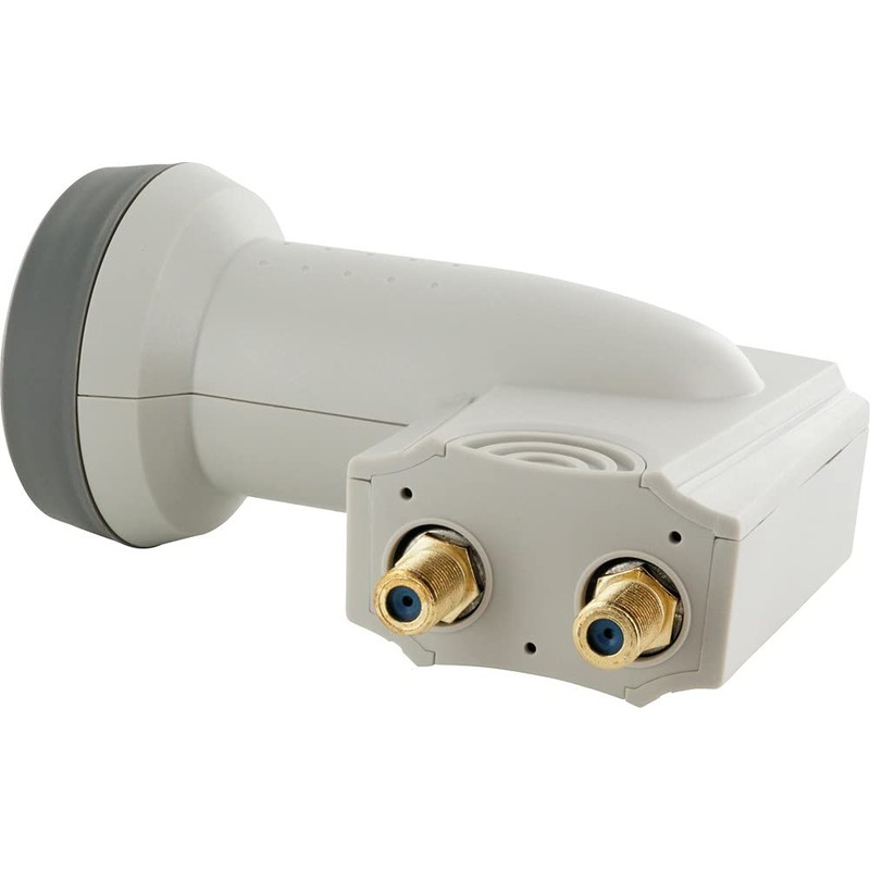 Schwaiger sps6814h511 Twin 2 Output LNB 40 mm Light grey