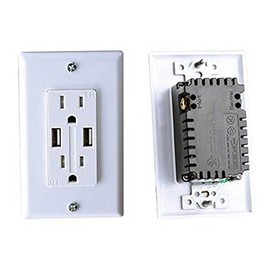 RV Designer S981, AC 50 Amp Flush Receptacle, in Plate