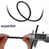 Superbat 50ft RG8X Coaxial Cable, Male to Male PL259 Connectors,