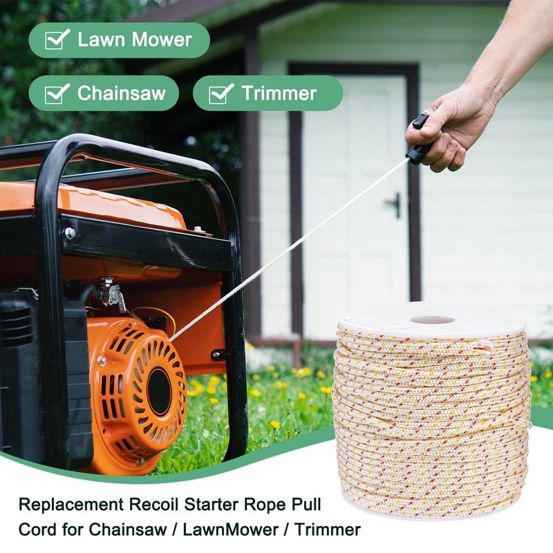 M METERXITY Recoil Starter Rope Pull Cord 3.5mm 60m Pull