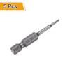 HARFINGTON 5pcs H4.0 Hex Head Drill Bit Wrench 4mm Metric
