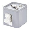iDesign Cade Facial Tissue Box Cover, Boutique Box Bathroom Holder