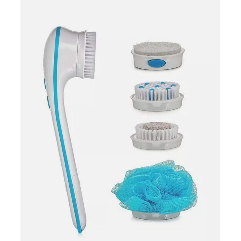 Spin Spa Body Brush Deluxe 10 pc Kit - Teal