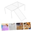 Totority 1set Chicken Platform with Climbing Ladder Mesh Shelf for