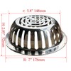 SUS304 Stainless Steel Roof Dome Drain Cover Strainer Anti-Clogging Atrium