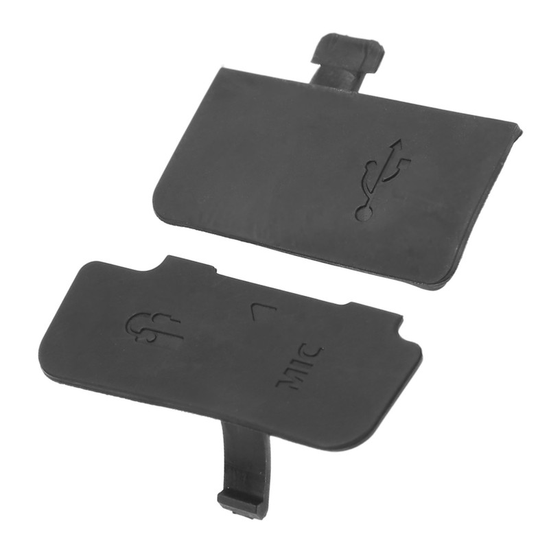 2PCS Digital Camera MIC Interface Door Cover Rubber Camera Repair