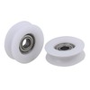 4 pieces 6 x 27 x 9 mm flat plastic