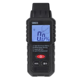 Wood Moisture Meter Pin Type LCD Digital Water Leak Detector Timber Humidity Tester Dampness Sensor