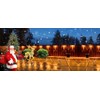 VOLISUN Solar Deck Lights ,7 Colors&Warm White Outdoor 4-Pack Waterproof