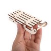 jojofuny 12pcs Christmas Sleigh Ornament Wooden Decor Wood Crafts Home