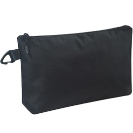 Small Tool Pouch with Belt Clip, Tools Storage Bag Zipper Pouch Multipurpose Utility Bags, Carry on Tools Bolts Nuts Oragnizer Tool Holder Waterproof Nylon Pouch Handy Bag Tools Organization (Middle)