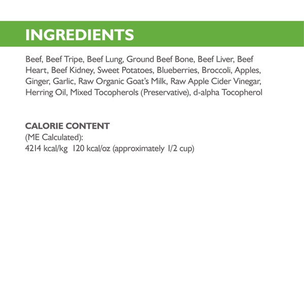 Only Natural Pet RawNibs Freeze Dried Beef 10 oz