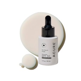 Acure | Serum facial FPS 30 | Nutre tu piel mentras la protege del sol | Con vitamina E, manteca de Karité y zinc, 30 ml