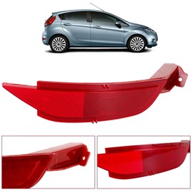 Twowinds Bumper Reflector, Cat Eye Reflector, Red Reflector for Rear Bumper, Right Side Compatible with Ford Fiesta VI (2008-) Focus III C-MAX II (2010-) C-MAX (2011-) 8A6117A849AA