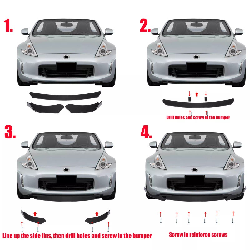 DTouch For 2005-2007 Honda Odyssey VIP Van MDA Front Bumper