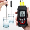 AOOFCMLLC Digital Thermocouple Thermometer Dual Channel K Type Thermometer with