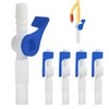 5 Packs Catheter Valve, Urine Drainage Catheter Valves, Comfortable Soft