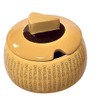 Parmigiano - Reggiano- Pottery Cheese Container with small spoon