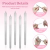 SNIRFAQM 5 Pcs Diamond Deb Nail Files with Sharp Pointed