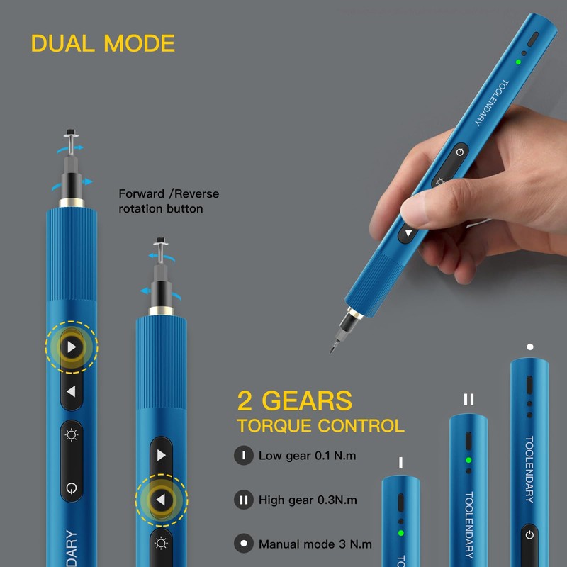 Electric Screwdriver Sets, 55 in 1 Mini Electric Screwdriver Rechargeable,