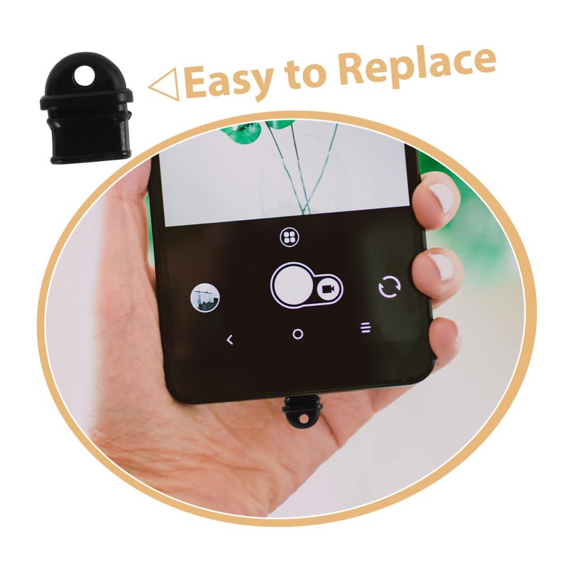 TEHAUX 20pcs Phone Charging Dust Plug Protective Sleeve for Port