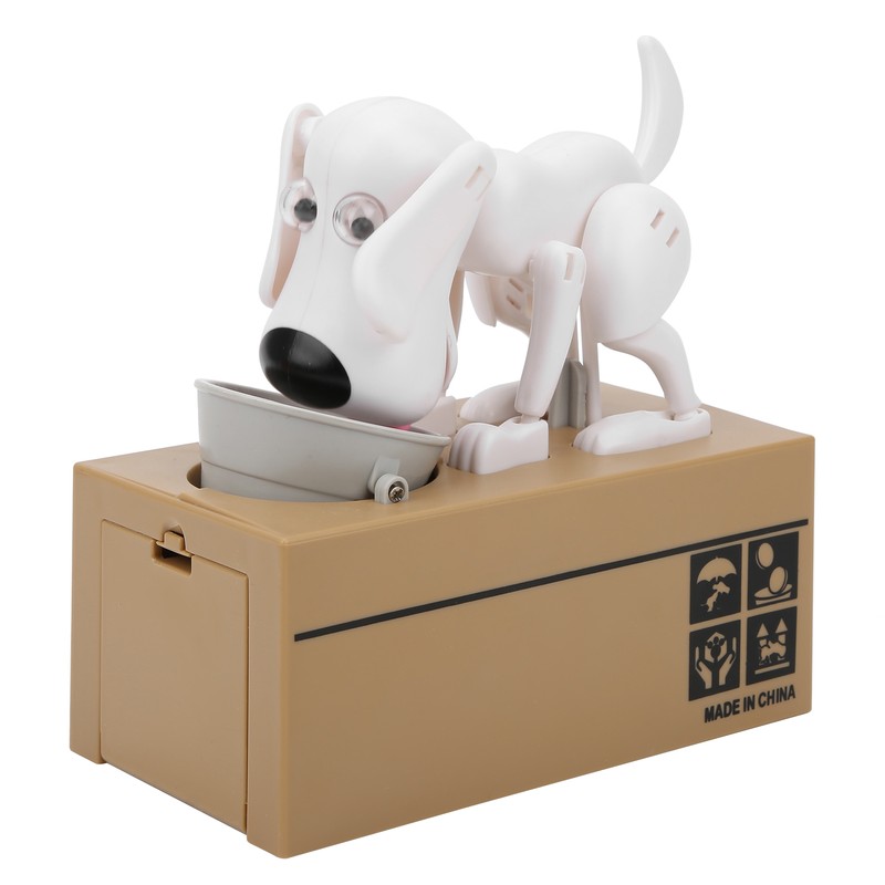 Saving Pot Electronic Money Box Robotic Dog Coin Bank Automatic