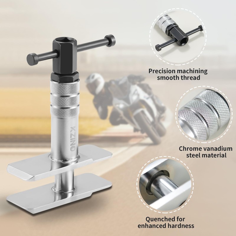 KZINO Heavy Duty Brake Caliper Compression Tool - Universal Motorcycle