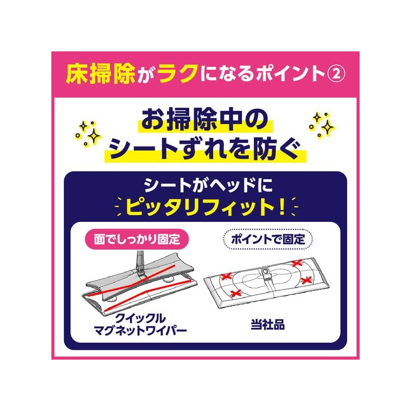 Kao Quickle Magnetic Wiper Floor Cleaning Tool 1 Piece +