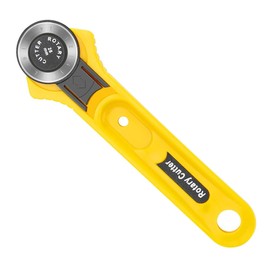 JUTOSU Rotary Cutter, Roller Cutter, Fabric Cutter, Rotary Cutter for Sewing, Rotary Cutter, Rotary Cutter for Sewing, Crafting Supplies, One-touch Lever Included, Durable, 1.1 inches (28 mm)