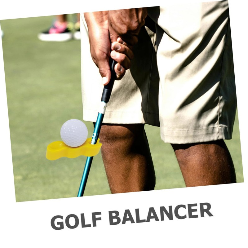BESPORTBLE 3pcs Portable Golf Putting Trainer Reusable Putter for Accurate