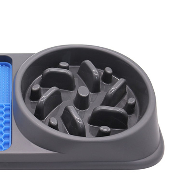 2 in 1 Slow Feeder Dog Bowls and Licking Mat