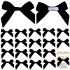 50 Pack Self Adhesive Satin Bows for Gift Wrapping, 2.6x2.2
