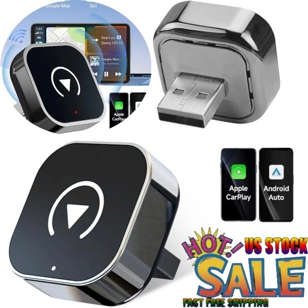 Unbranded Wireless Carplay Adapter Upgrate USB Bluetooth 5.0 Adapters for