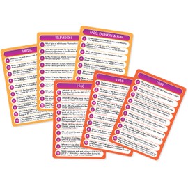 Cheatwell Games Top Trivia Decades Quiz Game - 5000 Questions To Test Your Knowledge Of Music, Film, TV, Science, Food, Drink, Culture, General Knowledge From The Last 60 Years, For Ages 14 Plus