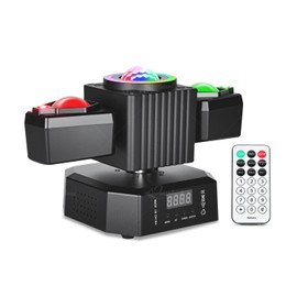 Party Disco Light, Disco Ball Dj Light Sound Activated with Remote Control Stage Strobe for Parties KTV Christmas Halloween Décor