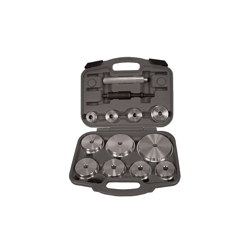 Lisle 12800 Pneumatic Bearing Race & Seal Driver Set, 13-Piece