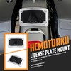 HCmotorku Curved Laydown License Plate Mount Frame Compatible with Harley