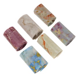 Baluue 6pcs DIY Nail Paper Press Nail Stickers Art Stickers for Women Girls Semi Cured Gel Set