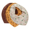 Pippi Unisex Baby Bandana Bib (Pack of 3) Triangle L