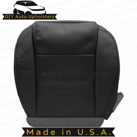 DIY Auto Upholstery 2005-2009 For Ford Mustang V6 Driver Bottom Leather Seat Cover Black