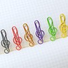 Large Paper Clips, 1.6 Inch, 40mm, 50 Pcs, Multicolored Note