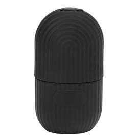 Rodillo de Hielo para Cara Y Ojos, Molde de Silicona para Cara de Hielo, Soporte para Hielo, Molde para Rodillo de Hielo Facial, Cubitos de Hielo para Hombres Y Mujeres, Cuidado de la(Rayas Negras)