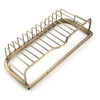 Shelf Brass Shower Caddy 32×15×9 30cm Solid Copper Shower Basket