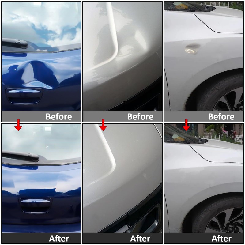 Dent Puller Kit - Paintless Dent Removal Kit with Slide