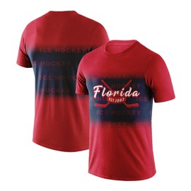 Ice Hockey T-Shirt City Hockey Stick Gradient Shirt Pull On Apparel Gift for Men Women Youth L