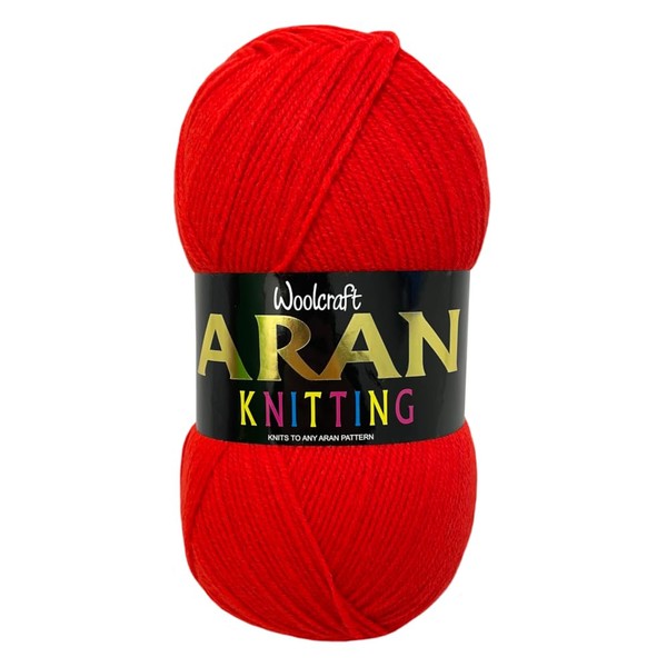 Aran 400g with Wool,Woolcraft Yarn, 30 Colour's ! (Matador 807)
