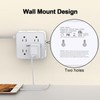 Surge Protector Power Strip - CHCORE 15Ft Braided Extension Cord
