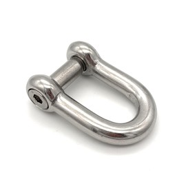 Shackle Stainless Steel with Hexagon Socket, Diameter 12 mm [Pack of 1] V4A AISI316, Short Shape, Choice of Sizes Diameter 5-16 mm (Diameter 12 mm, Pack of 1)
